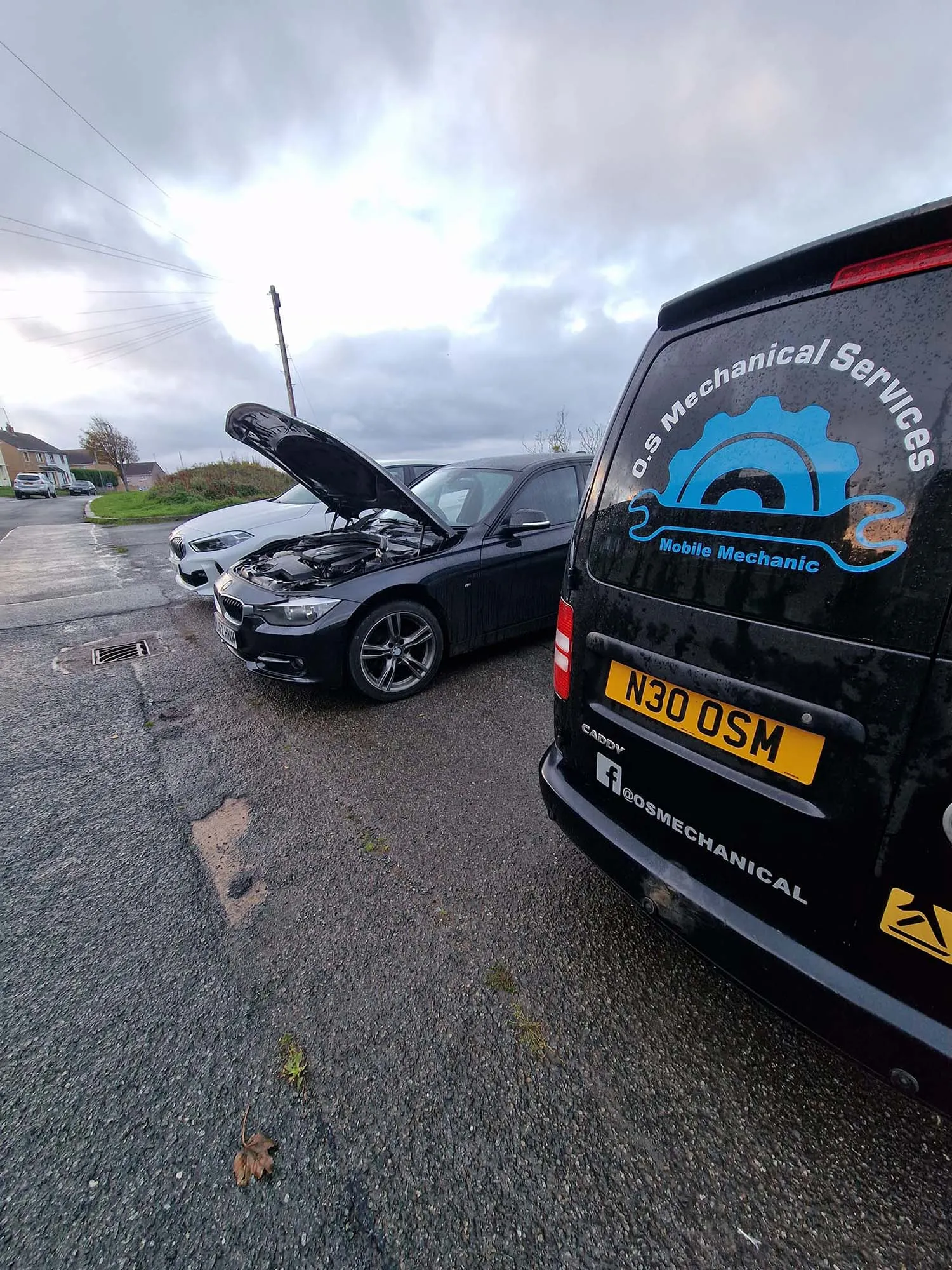 O.S Mechanical Services fixing broken down BMW
